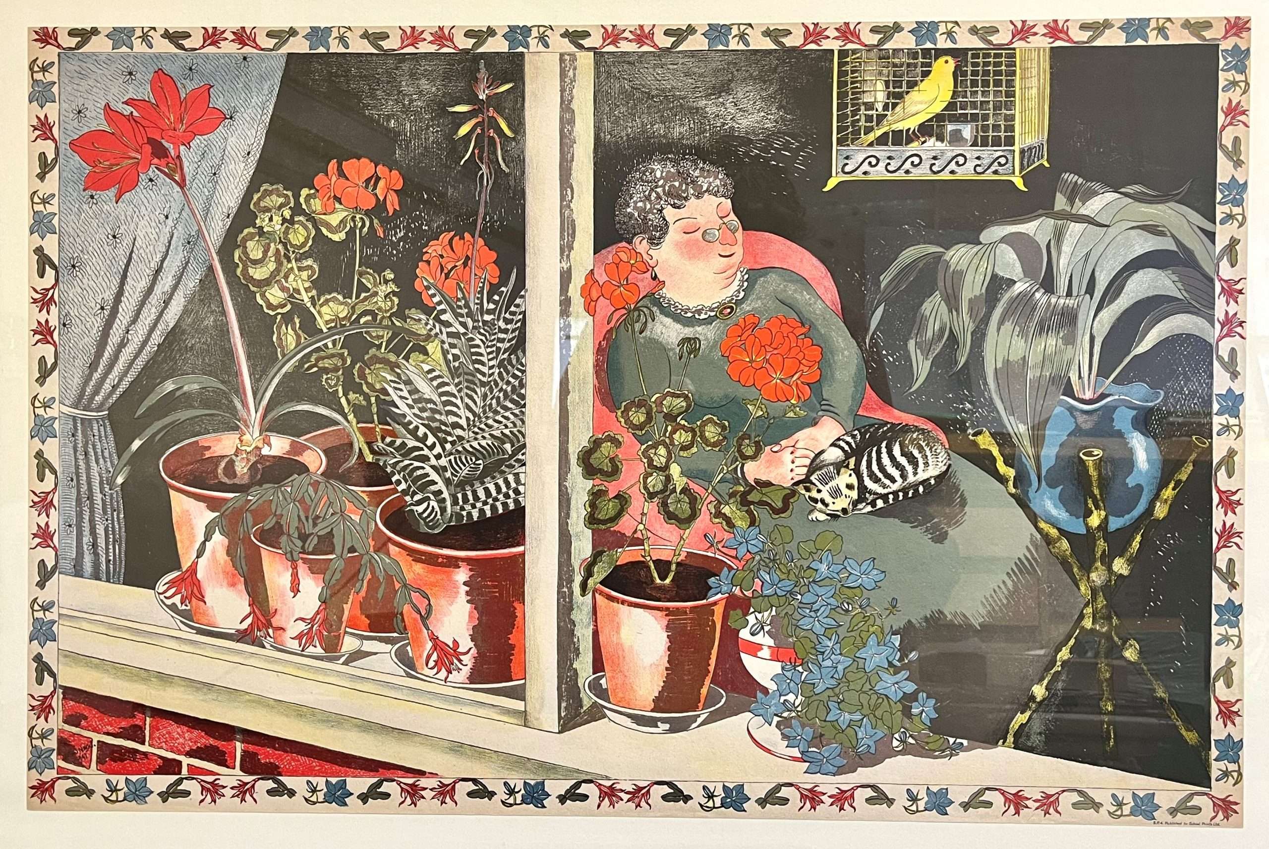 John Nash Window Flowers