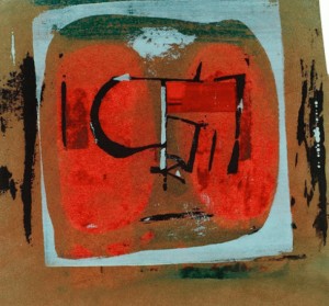 Underground Print by Peter Lanyon
