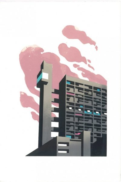 Paul Catherall Trellick Print