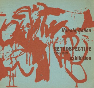 Harold Cohen. Retrospective Exhibition 1956-1959