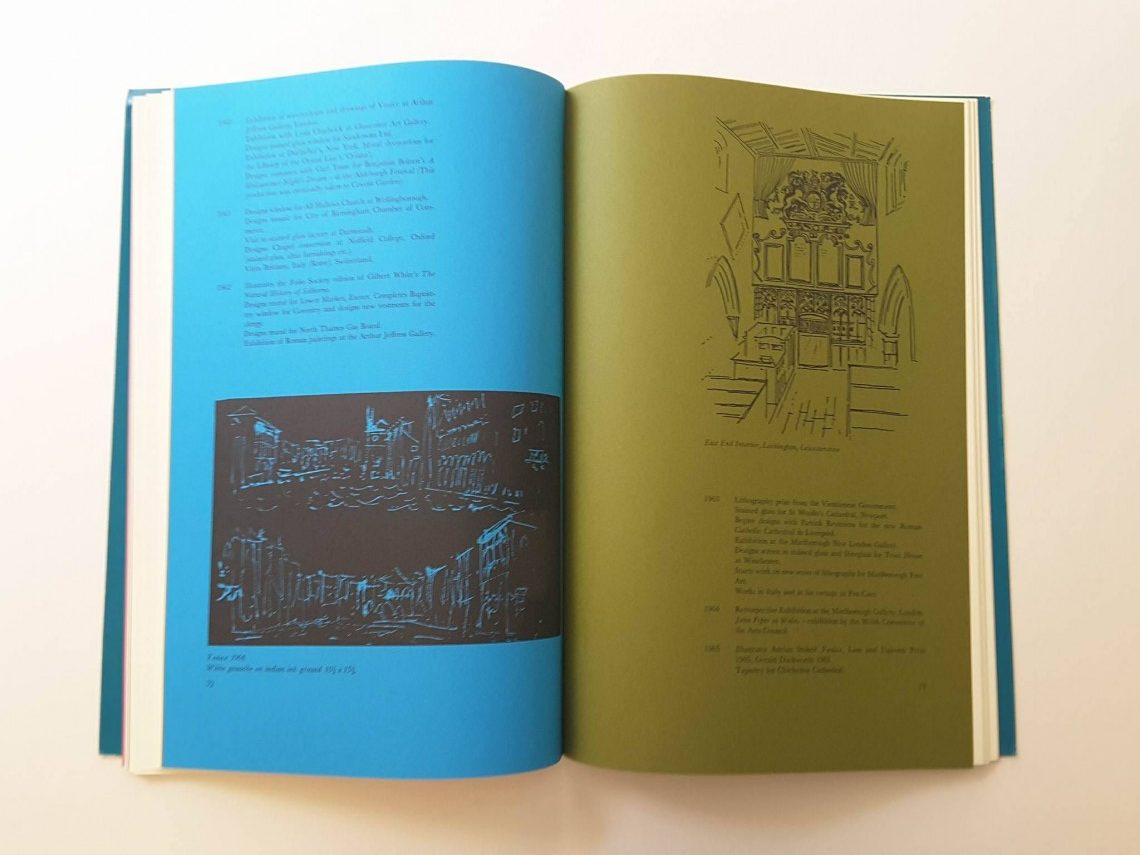 Pair of John Piper autograph letters (1972) (Plus Exhibition Catalogue) - Image 4