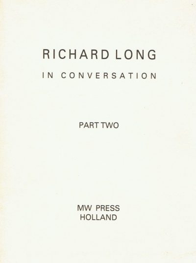 Richard Long in Conversation
