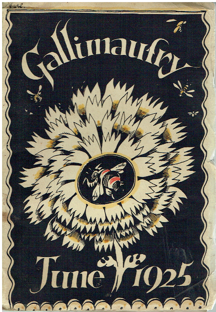 Gallimaufry. A New Magazine of the Students of the RCA. (Initialled by Ravilious)