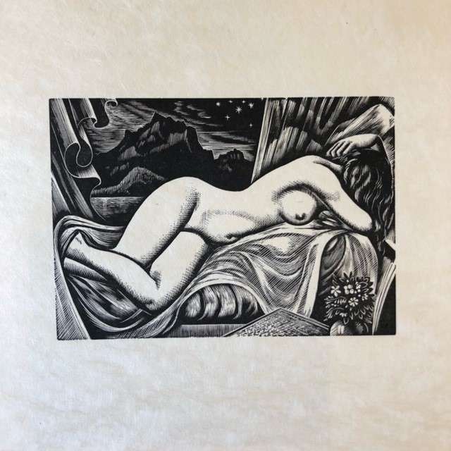 Buckland Wright Engraving
