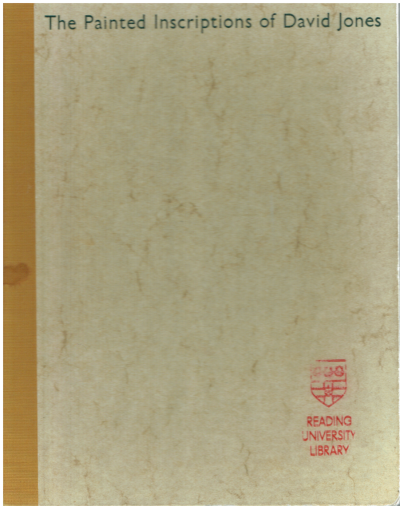 The Painted Inscriptions of David Jones