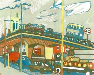 Hammersmith Flyover Print
