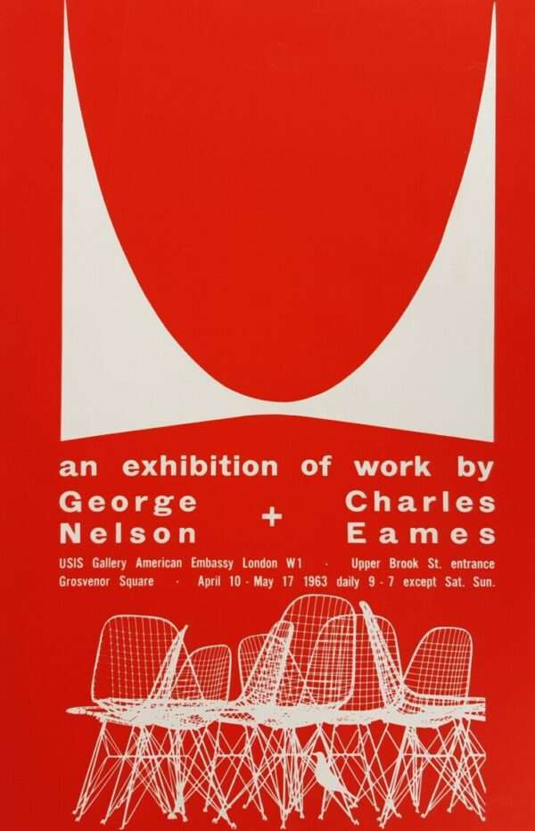 'Work by George Nelson & Charles Eames' Exhibition Poster — Pallant ...