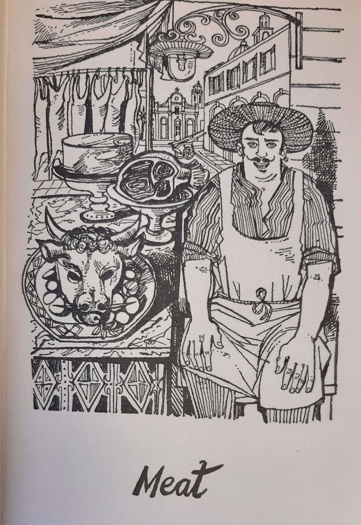 A Book of Mediterranean Food (Dust Jacket and Line Drawings by John Minton) - Image 3
