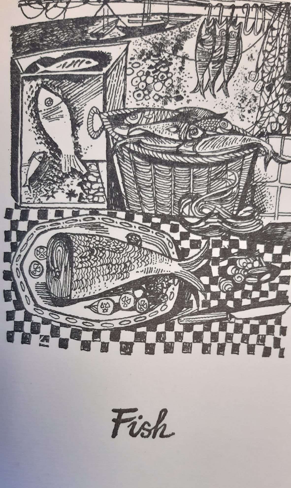 A Book of Mediterranean Food (Dust Jacket and Line Drawings by John Minton) - Image 4