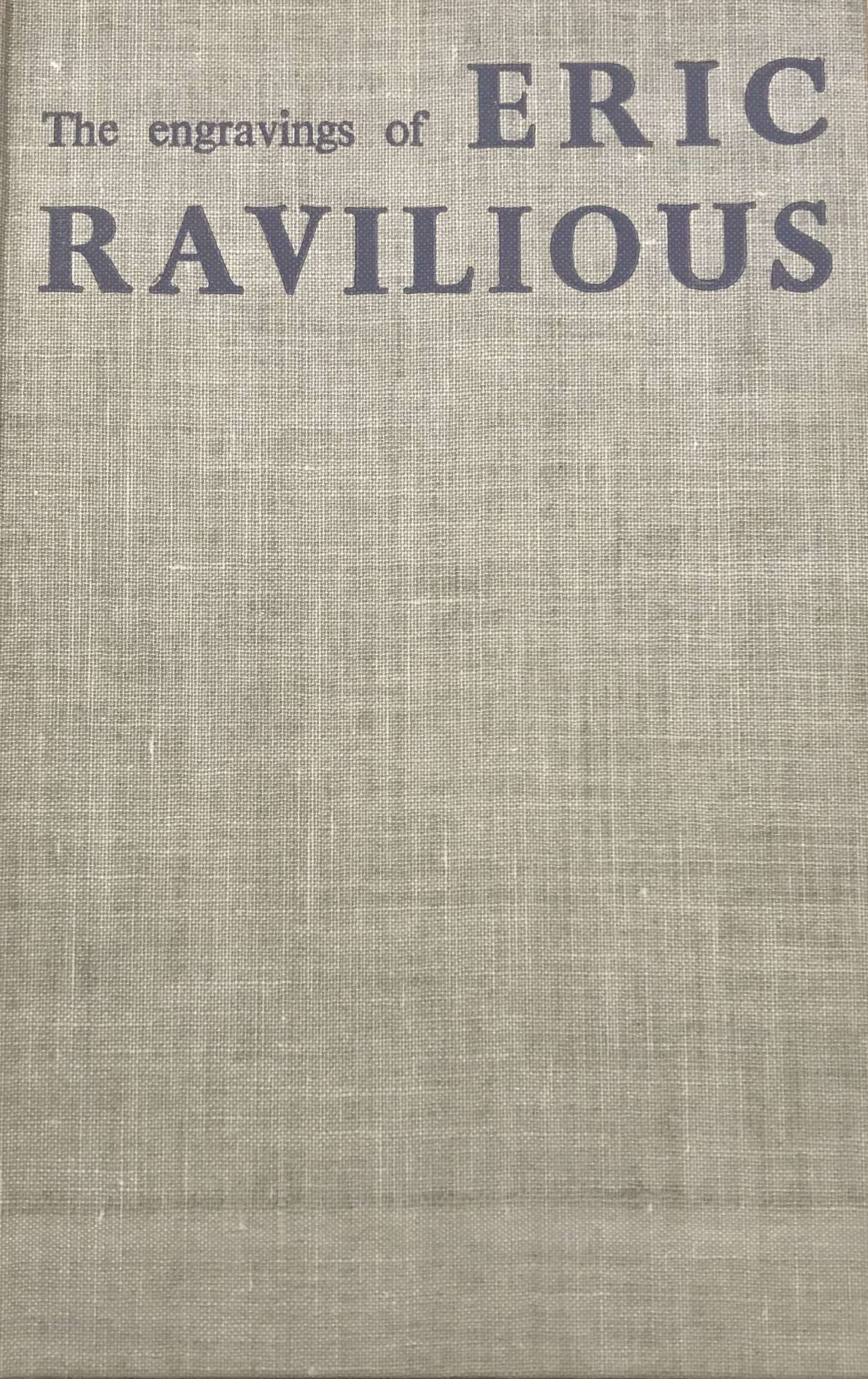 Notes on the Wood-Engravings of Eric Ravilious (1947)