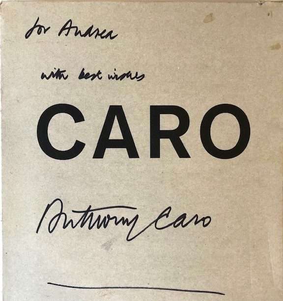 Anthony Caro Vol. 1 Park Avenue Series Vol. 2 at Museo Correr (SIGNED)