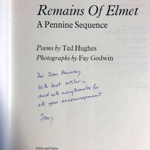 Remains of Elmet: Poems by Ted Hughes Photographs by Fay Godwin (Signed) - Image 2