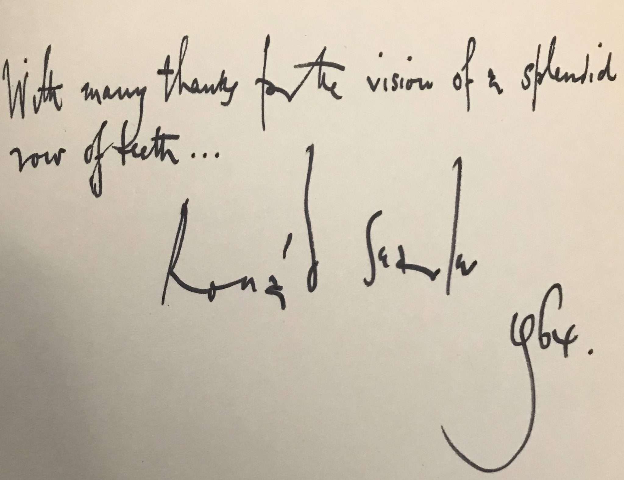 From Frozen North to Filthy Lucre (Signed by Ronald Searle) - Image 2