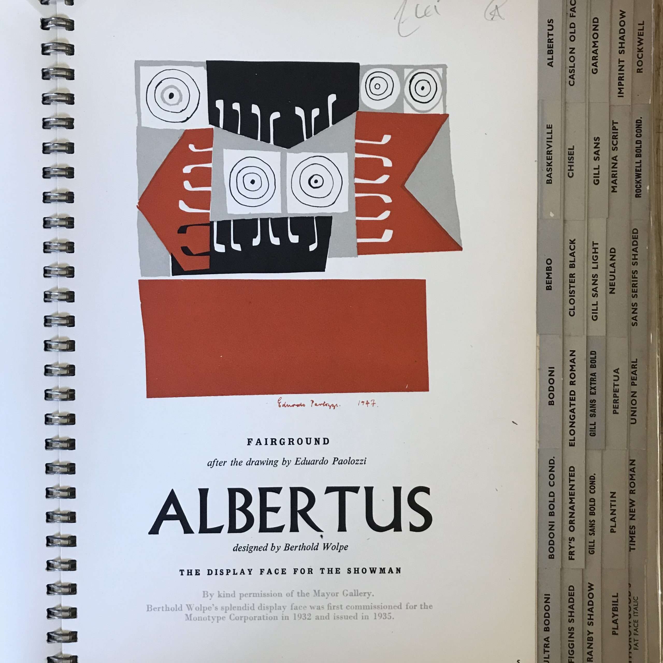 A Book of Typefaces: with some illustrated examples of text and display setting (1952) - Image 3