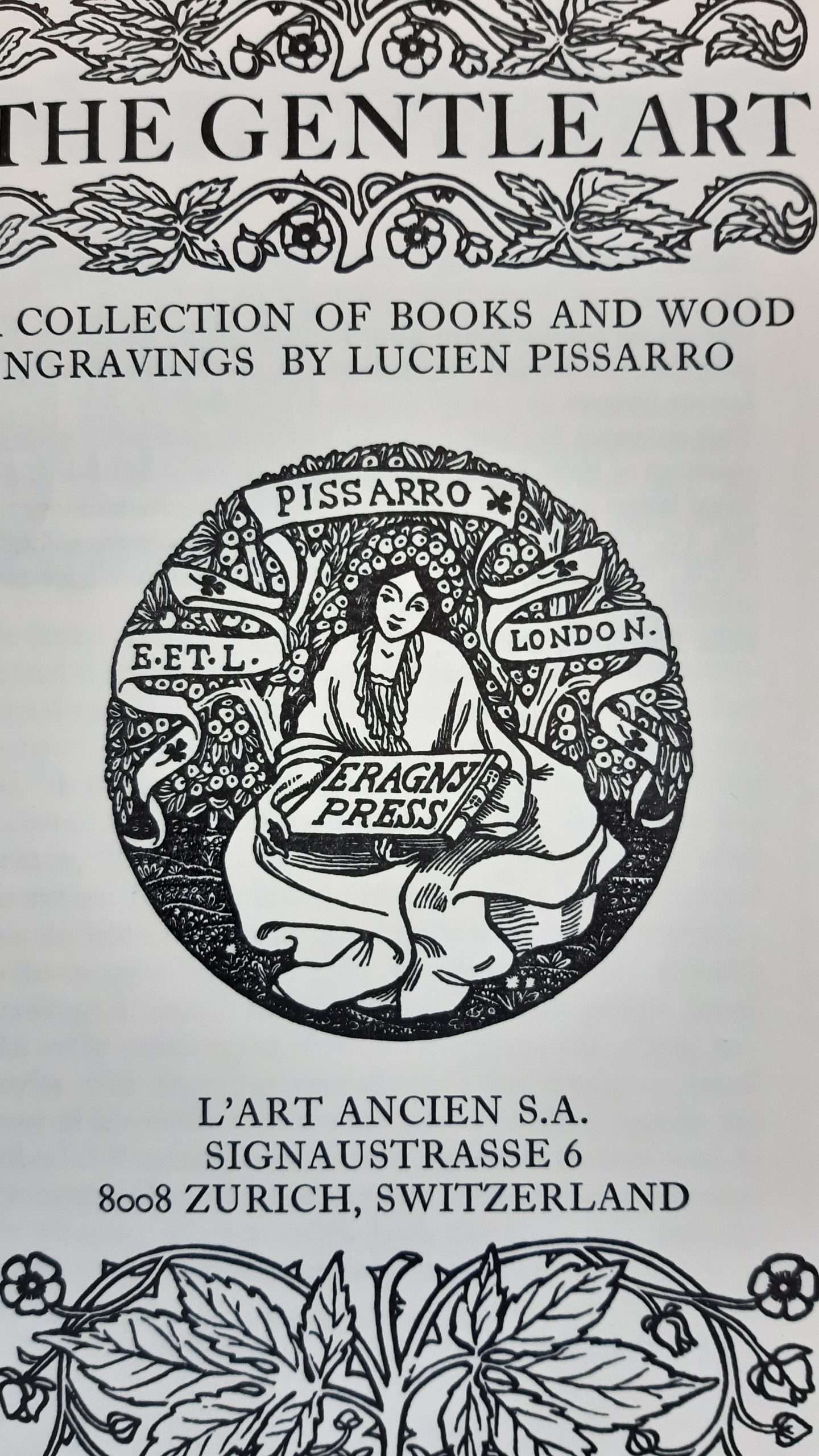 The Gentle Art of Lucien Pissarro: A Collection of Books and Wood Engravings by Lucien Pissarro (1974) - Image 2