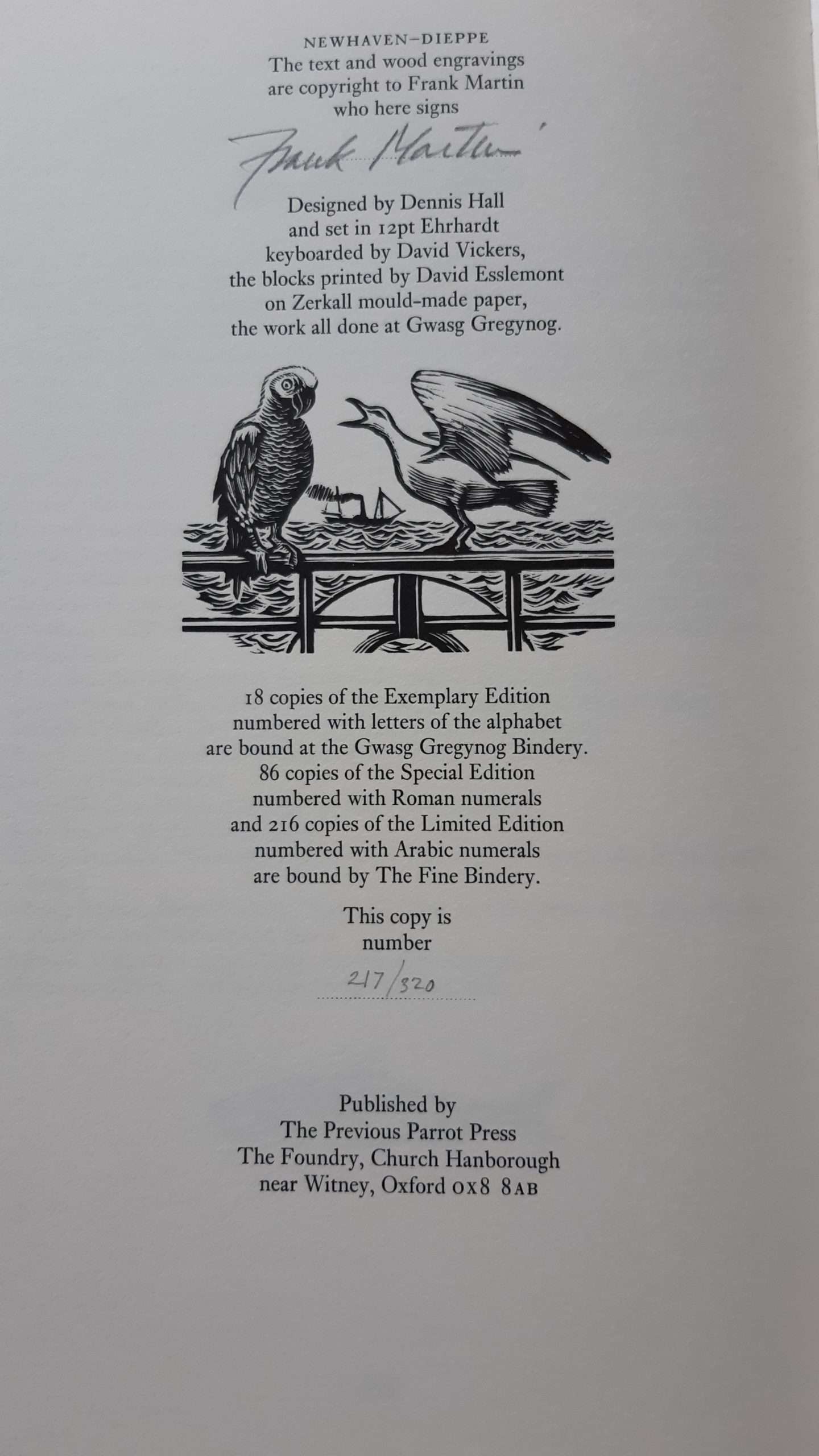Newhaven Dieppe: Recollections and Some History of the Town of Dieppe by Frank Martin (Signed) (1996) - Image 5