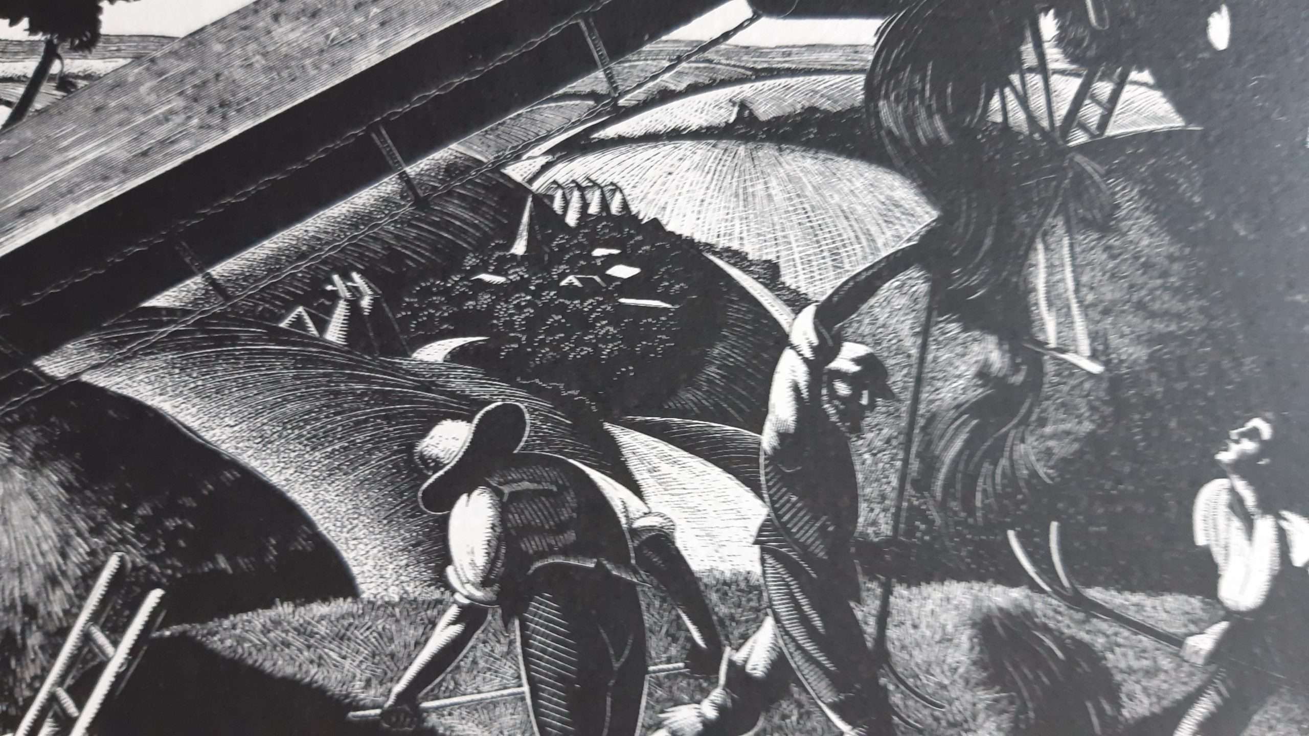 Clare Leighton 'August Harvesting' (1995) (Lithograph) - Image 2