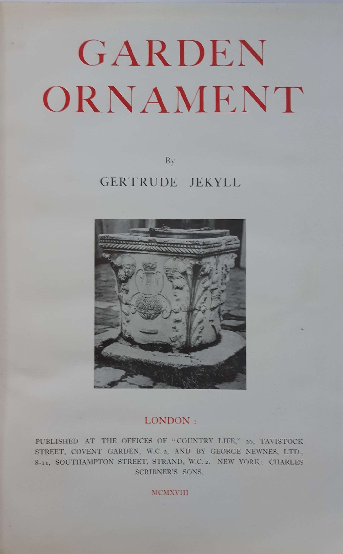 'Garden Ornament' by Gertrude Jekyll (1918) - Image 3