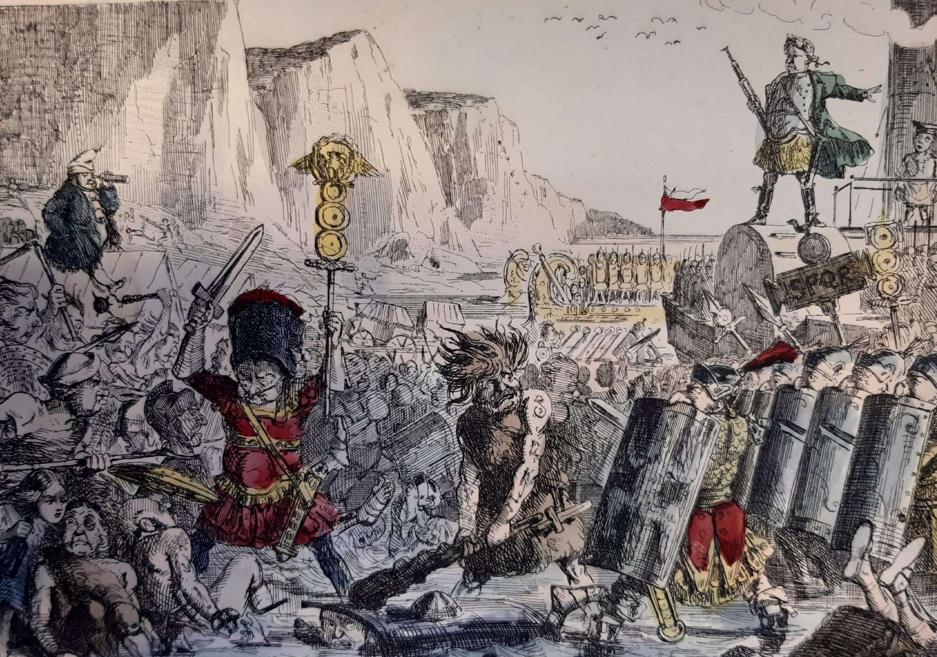 The Comic History of England/The Comic History of Rome (2 vols) (1800s) - Image 2
