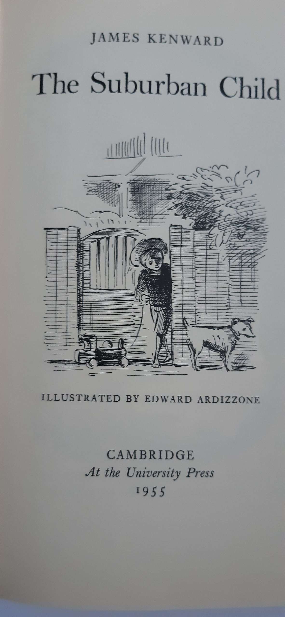 The Suburban Child (Edward Ardizzone Dust-Jacket) (1955) - Image 2