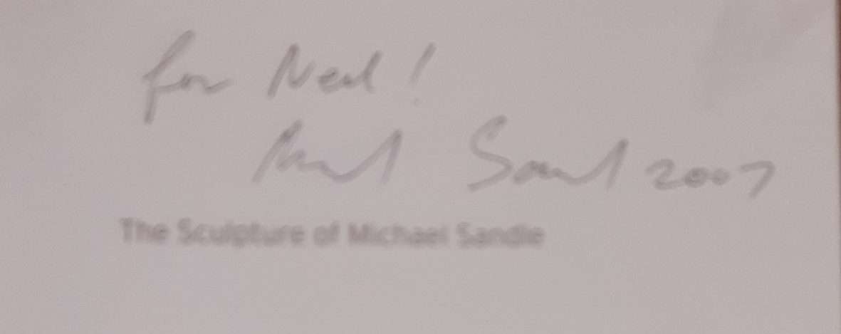 The Sculpture of Michael Sandle (British Sculptors & Sculpture) (2002) (Signed by Michael Sandle) - Image 2