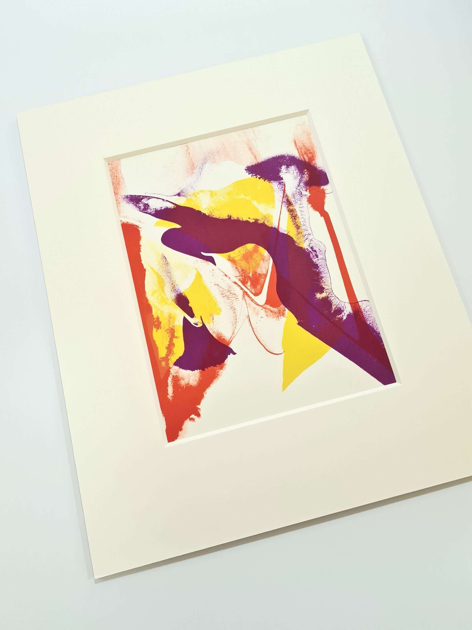 Composition Lithograph by Paul Jenkins (1965), Mounted - Image 2