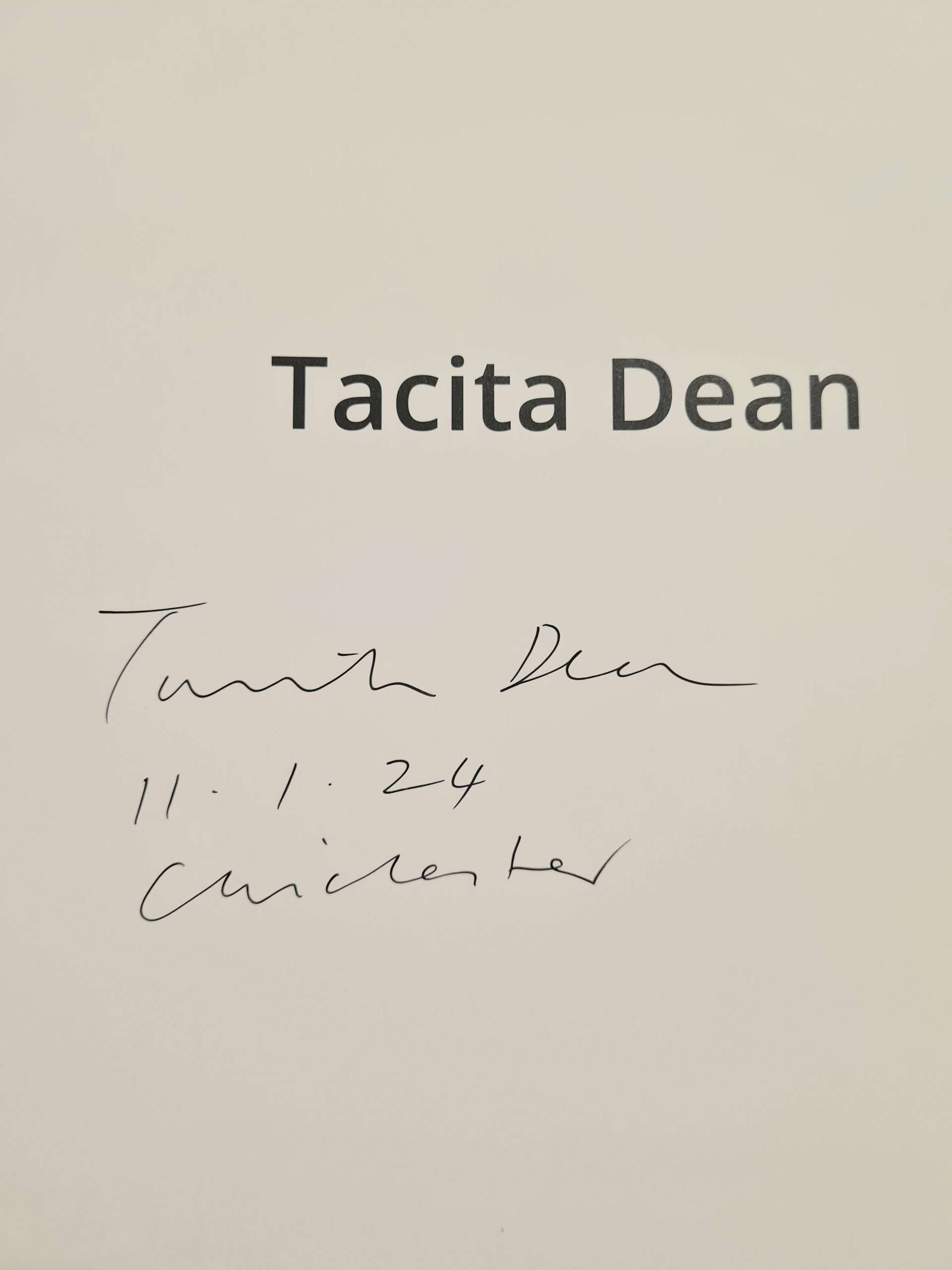 Tacita Dean: Landscape, Portrait, Still Life (SIGNED) - Image 2
