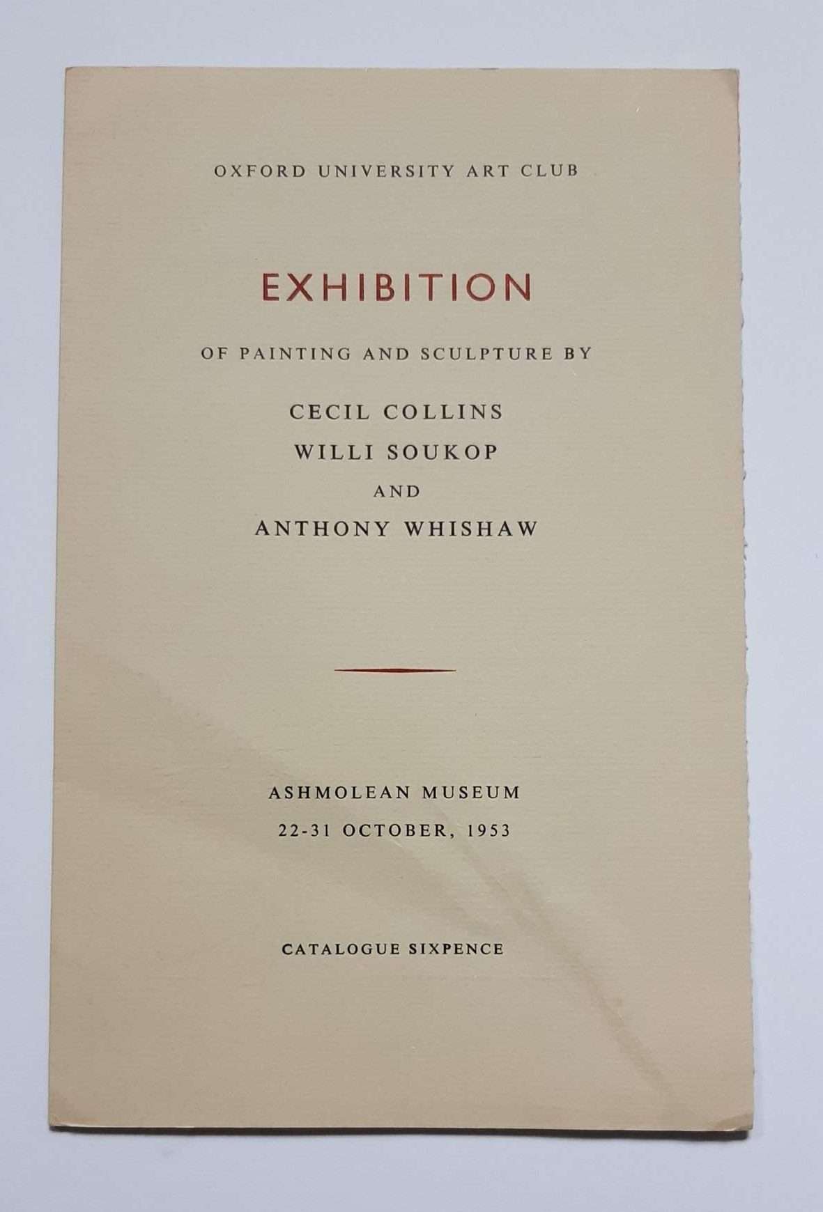 Collection of Scarce Cecil Collins Exhibition Catalogues and Related Ephemera - Image 7