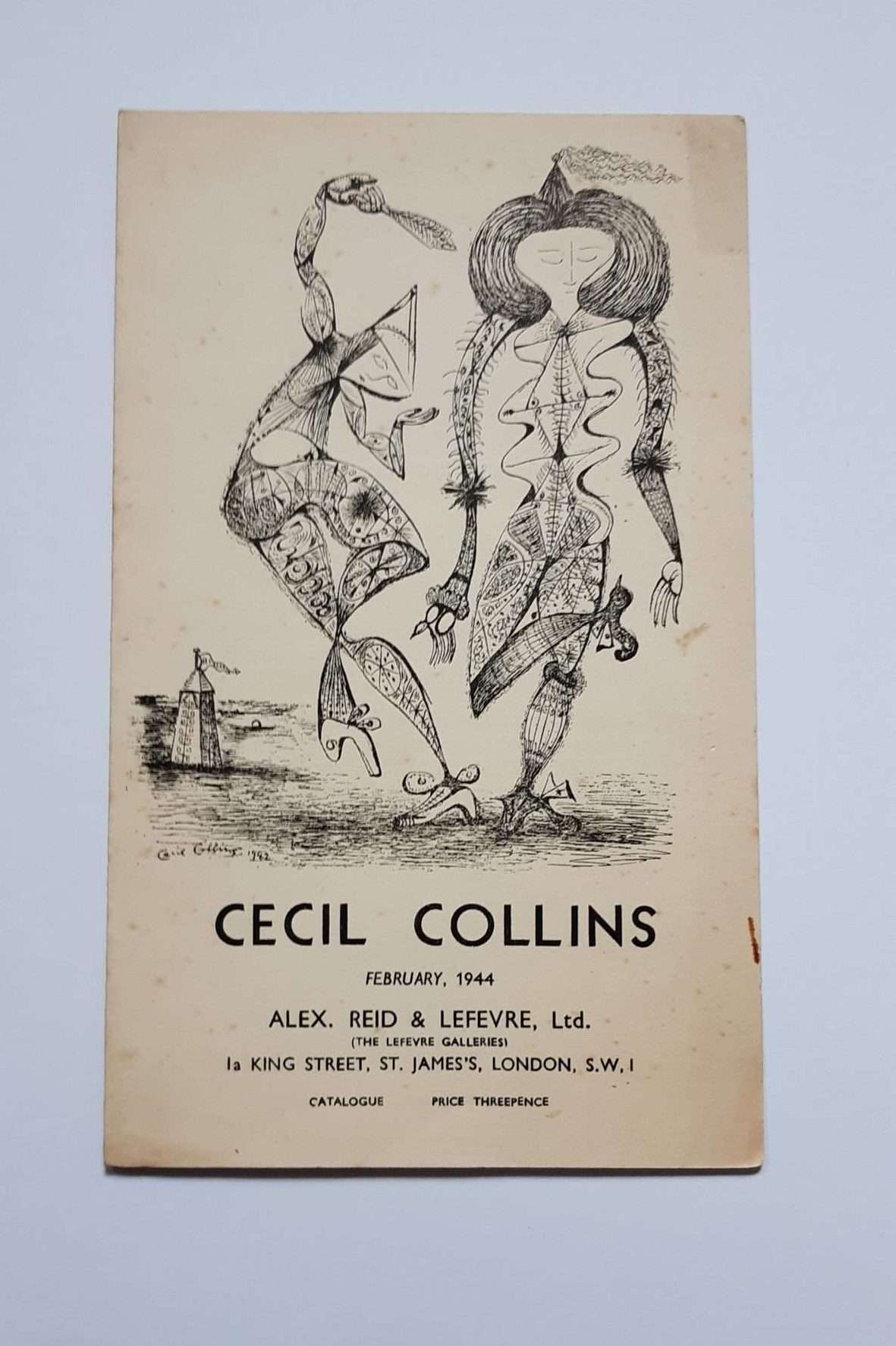 Collection of Scarce Cecil Collins Exhibition Catalogues and Related Ephemera - Image 3
