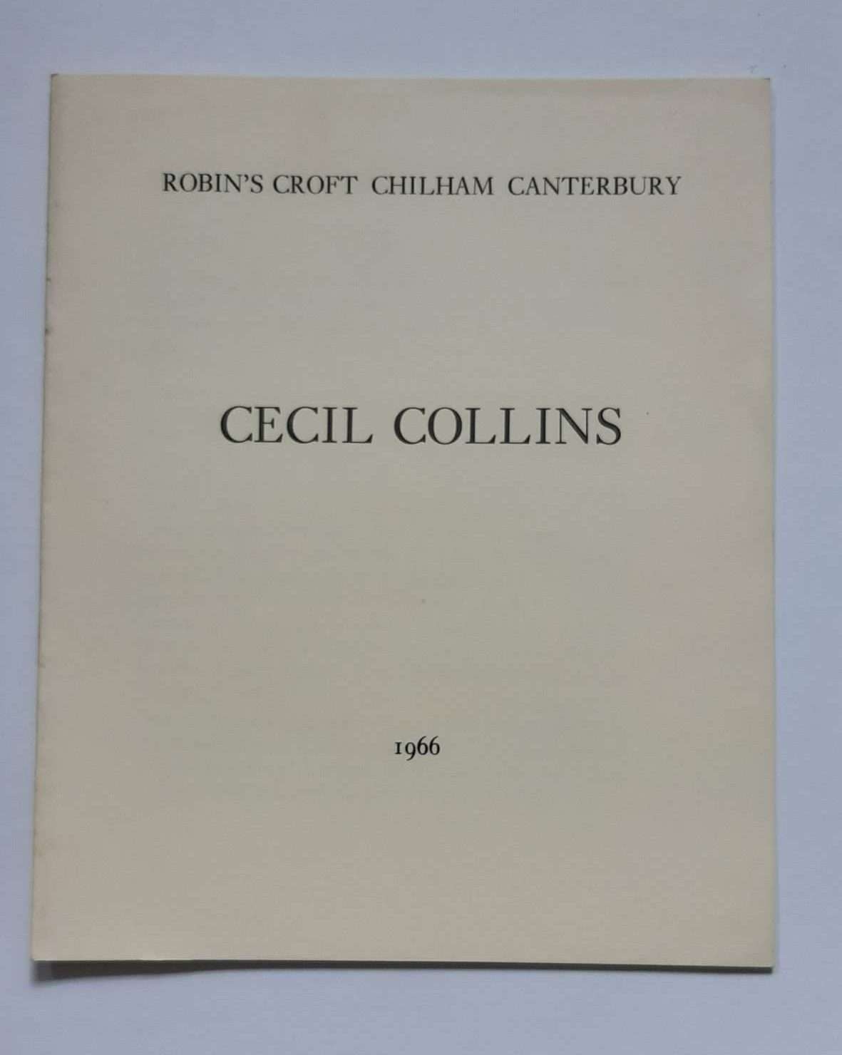Collection of Scarce Cecil Collins Exhibition Catalogues and Related Ephemera - Image 2