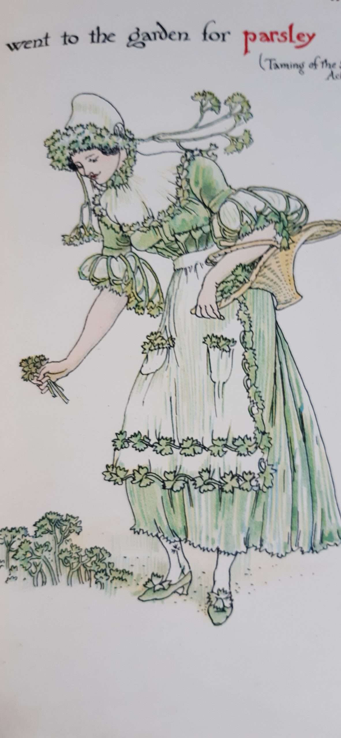 Flowers From Shakespeare's Garden (1906) (Walter Crane) - Image 2