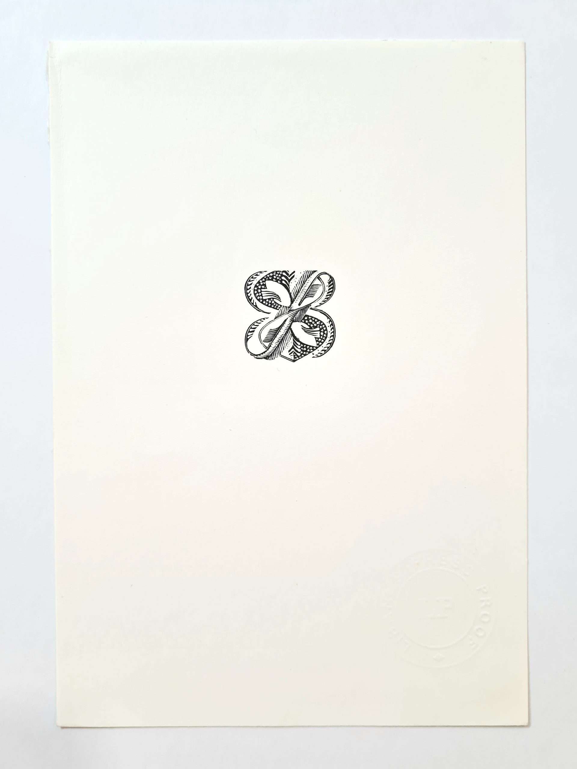 Eric Ravilious (1903 - 1942) Descriptive device for the Dent Everyman series: 'Poetry and Drama' category (1993) (Proof) - Image 2