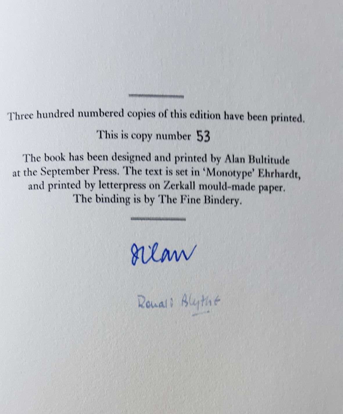 A Month In The Country: Signed Limited Edition (1990) - Image 2