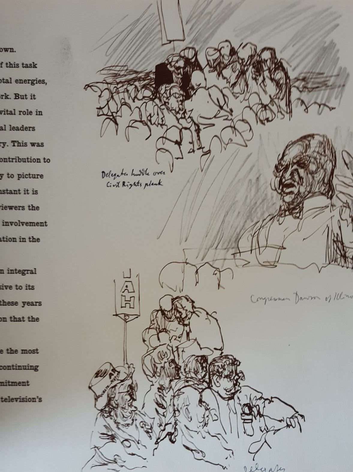 The Blue Conventions (1956) (Feliks Topolski) - Image 3