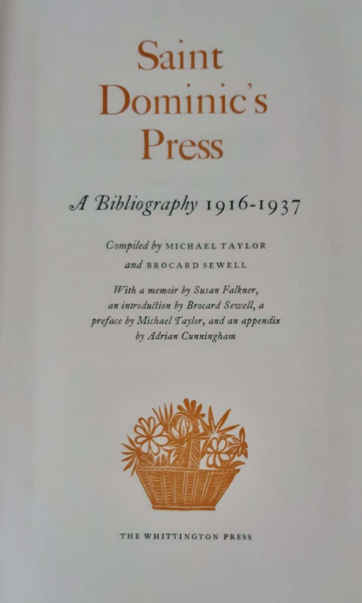 Saint Dominic's Press: A Bibliography 1916-1937 (1995) - Image 3