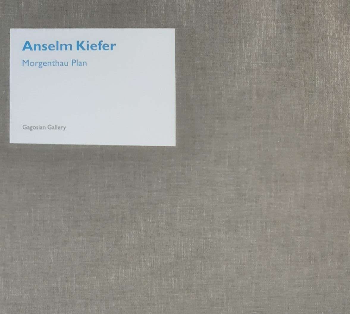Anselm Kiefer: Morgenthau Plan (2012)