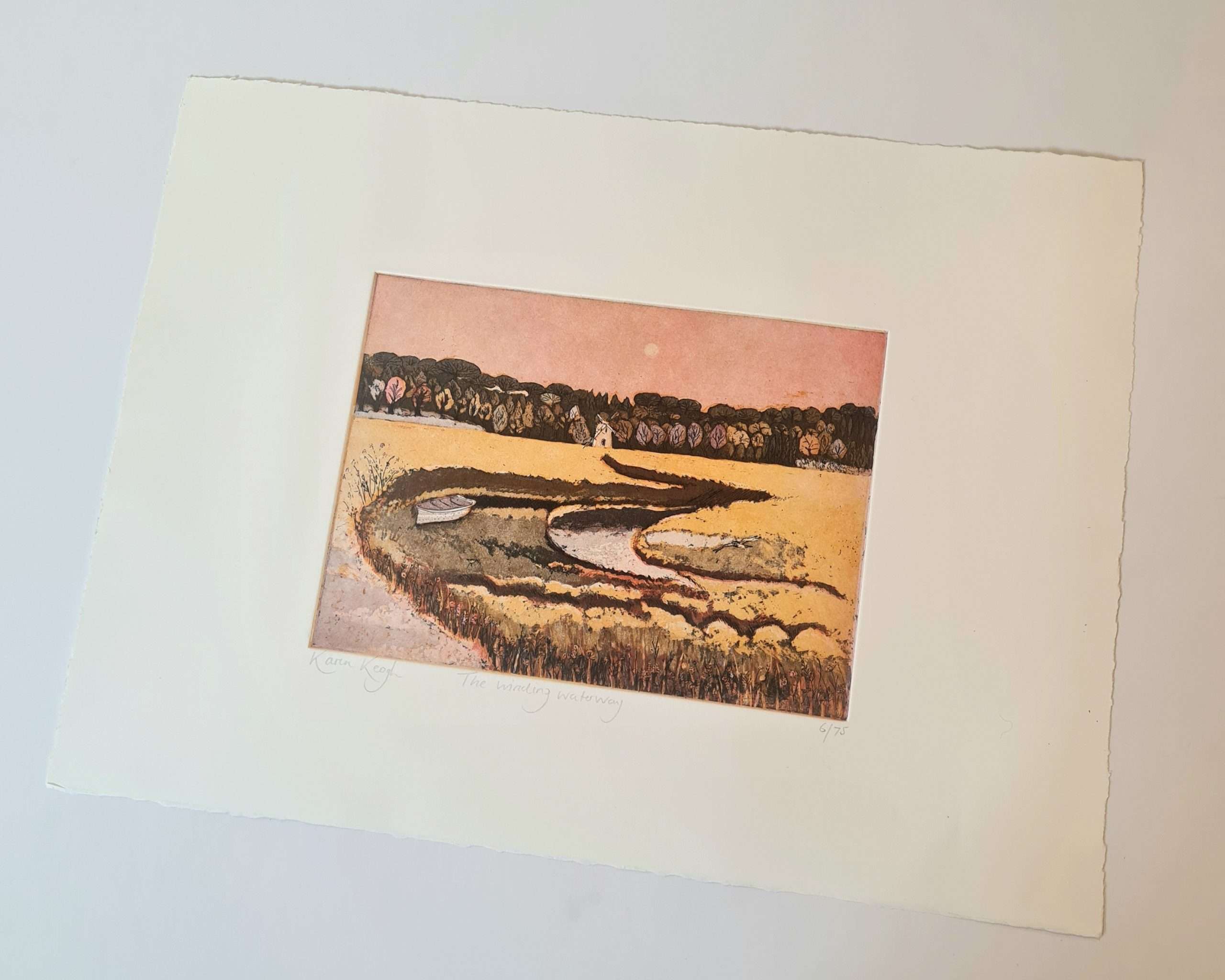 The Winding Waterway Print by Karen Keogh - Image 2