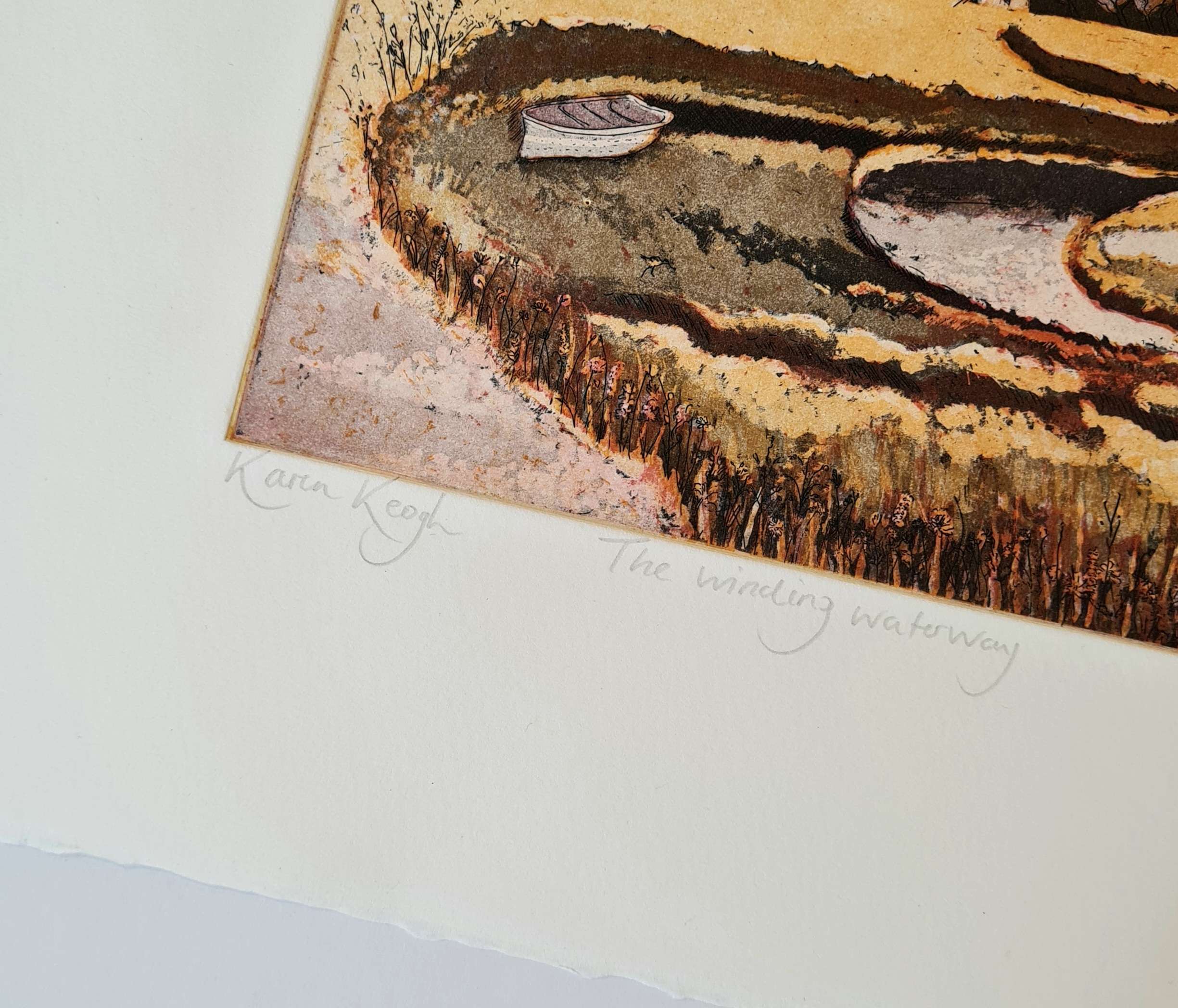 The Winding Waterway Print by Karen Keogh - Image 3