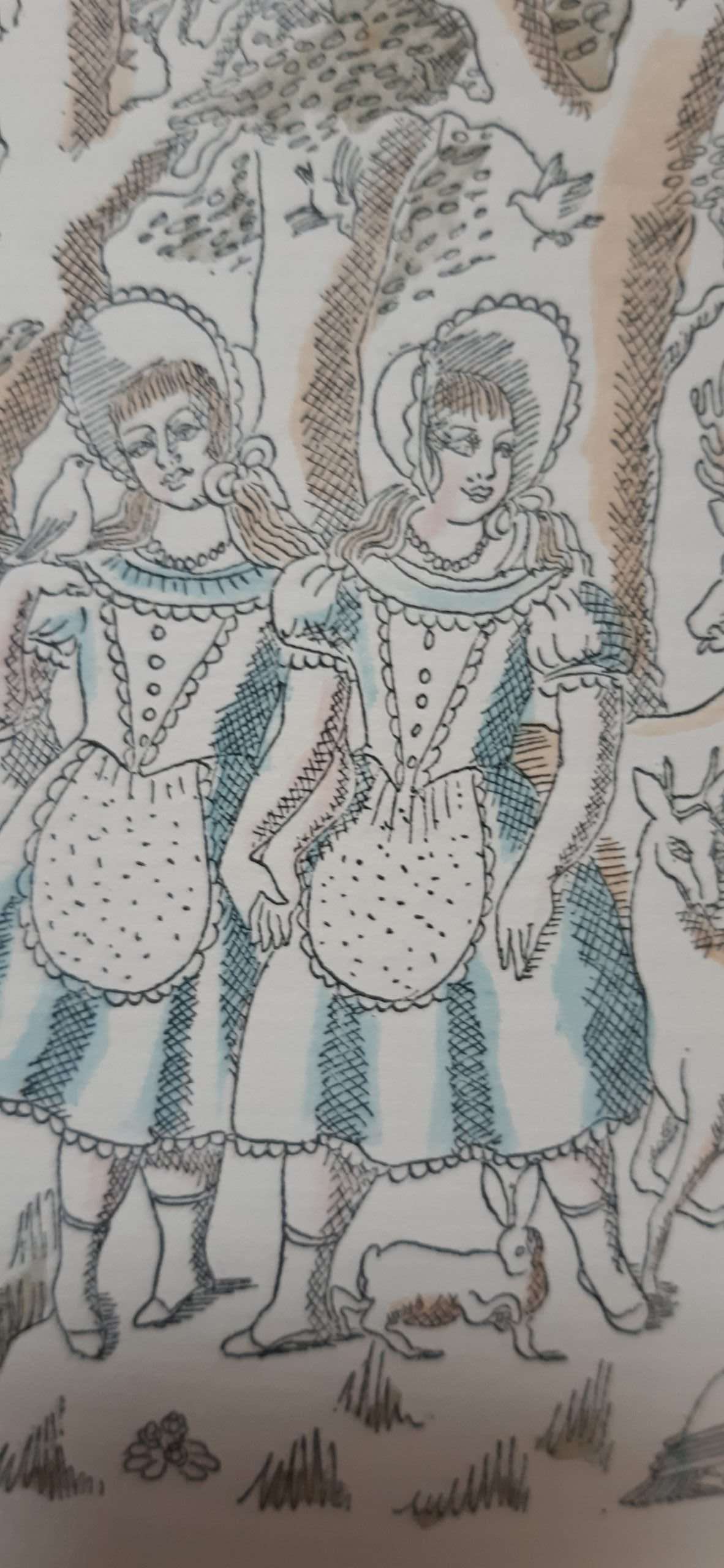 Tales from Brothers Grimm with Illustrations by Hester Sainsbury (1930) (Ronald Blythe Interest) - Image 4