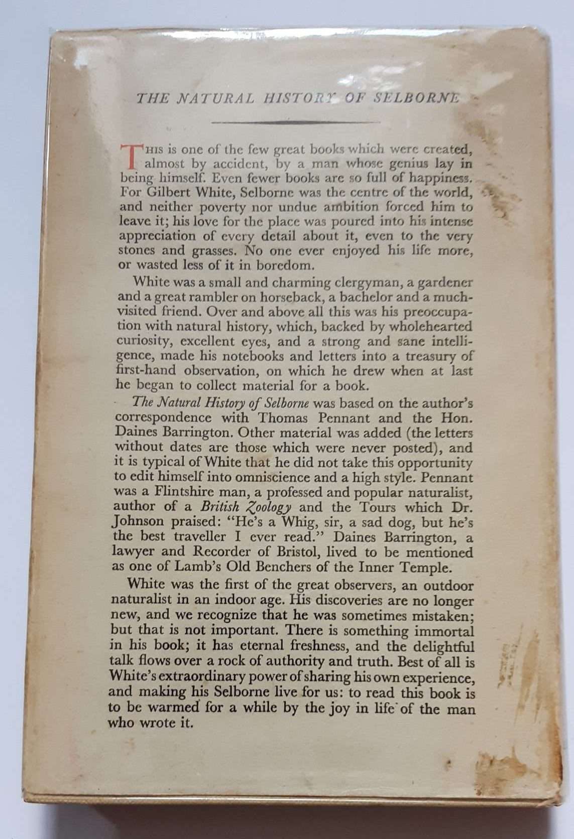 The Natural History of Selborne (John Nash) (Ronald Blythe) (1951) - Image 4