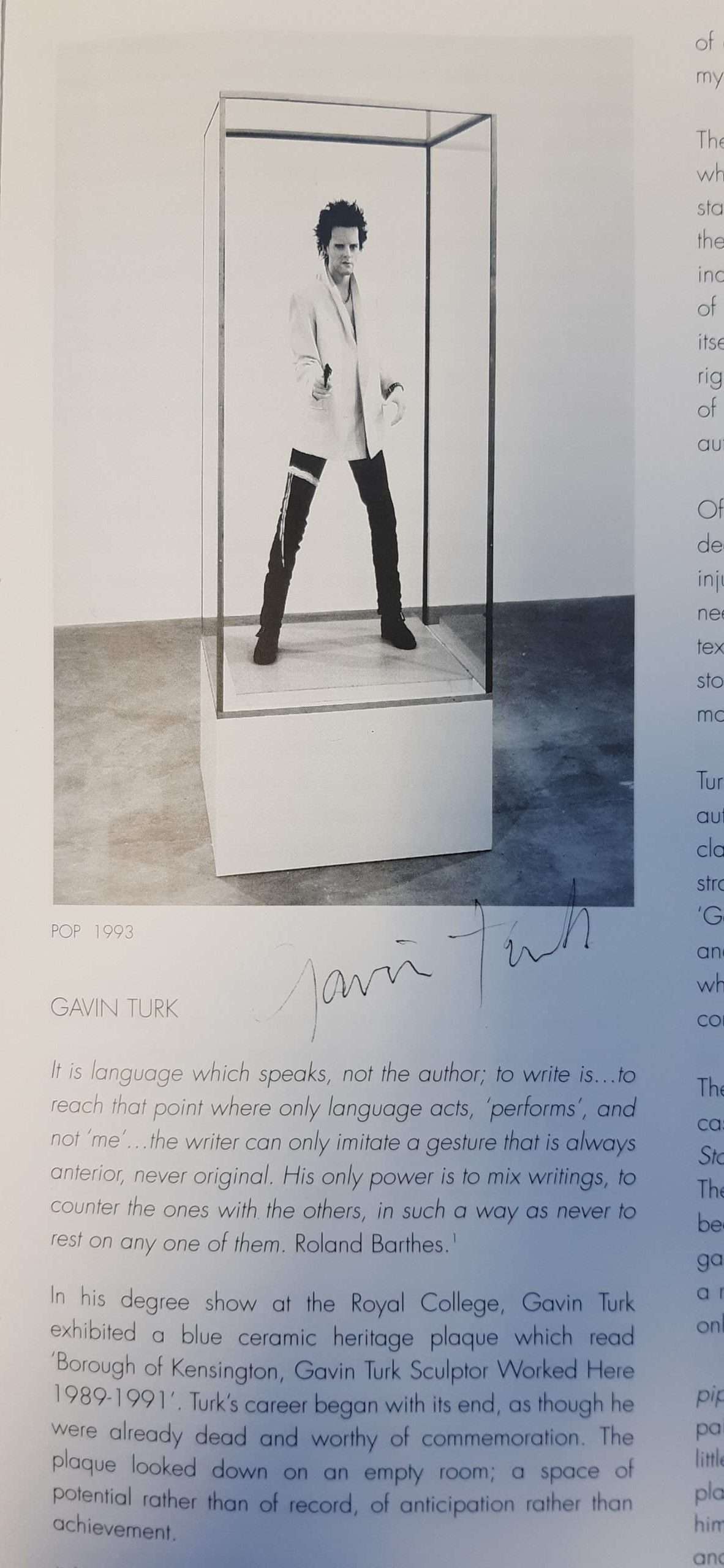 Young British Artists IV (1995) (Signed by Gavin Turk) - Image 2
