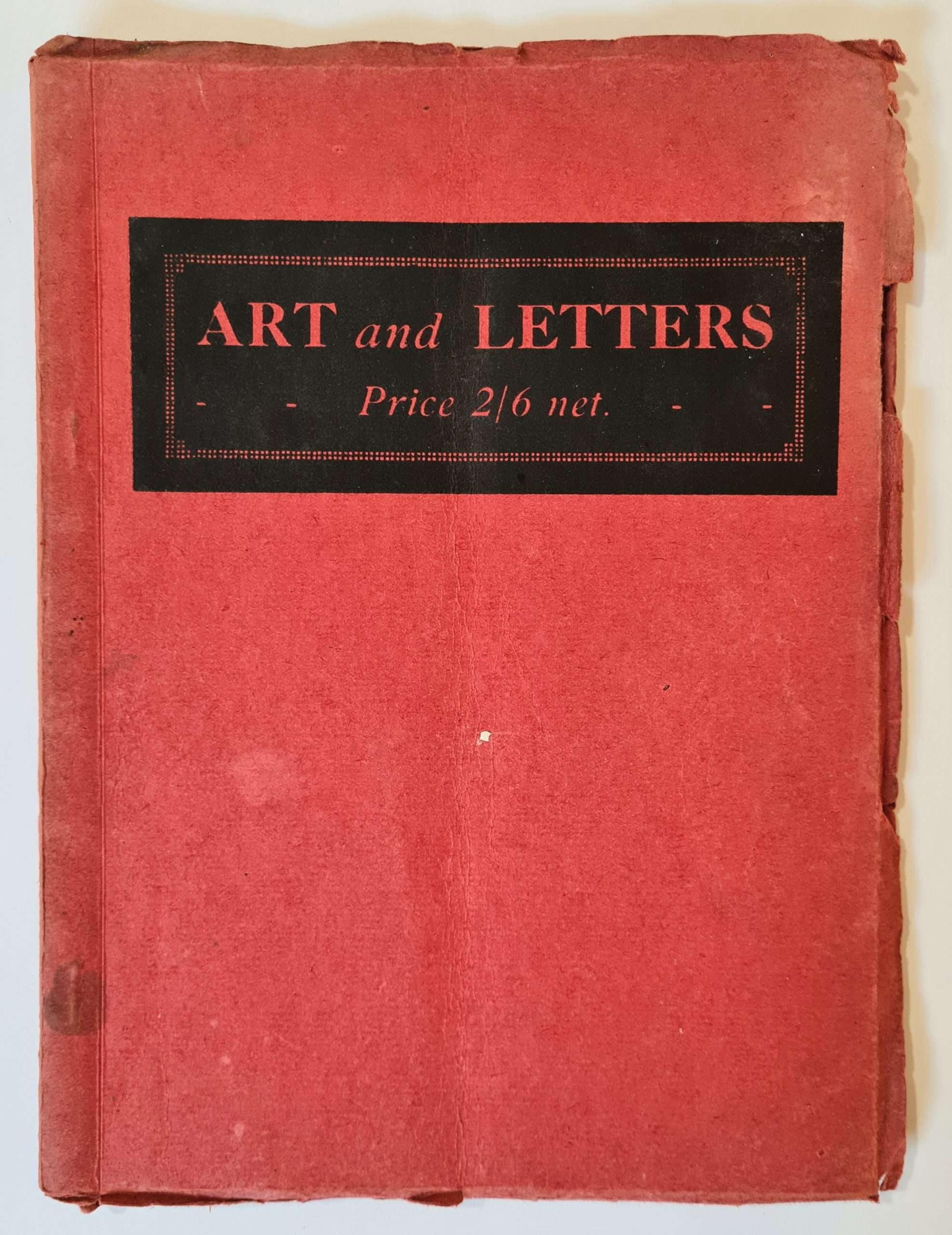Art and Letters Cover