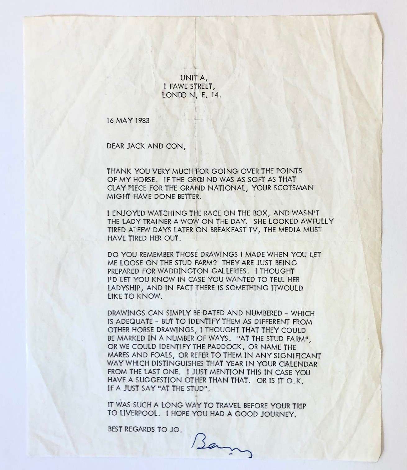 Flanagan Letter