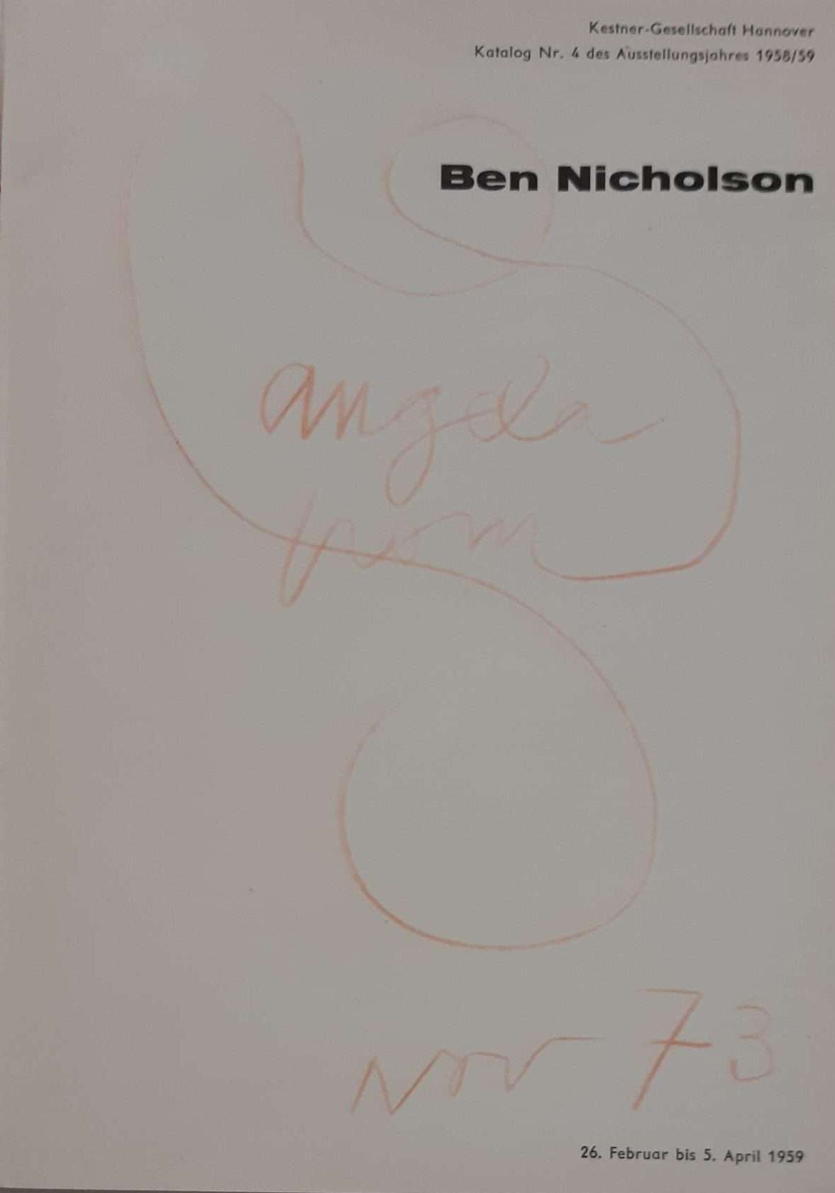 Ben Nicholson (1959) (Inscribed by Ben Nicholson) - Image 2