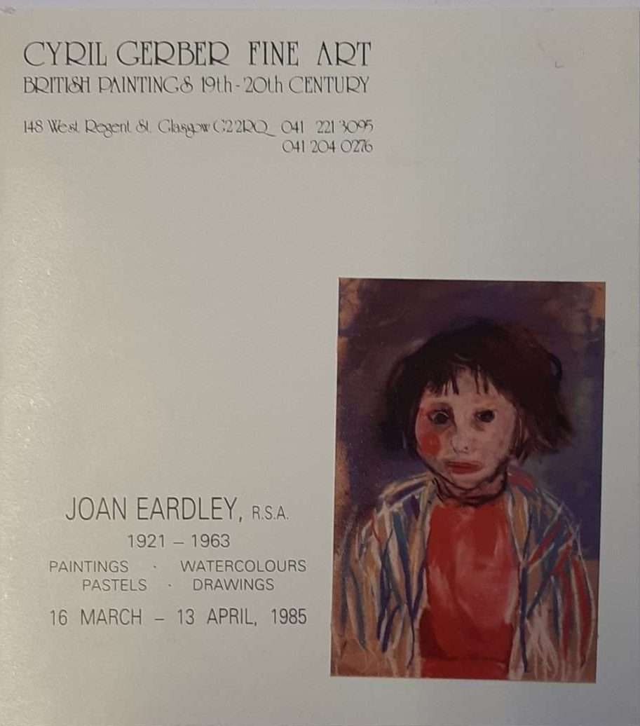 Joan Eardley 1921-1963: Paintings, Watercolours, Pastels, Drawings (1985)