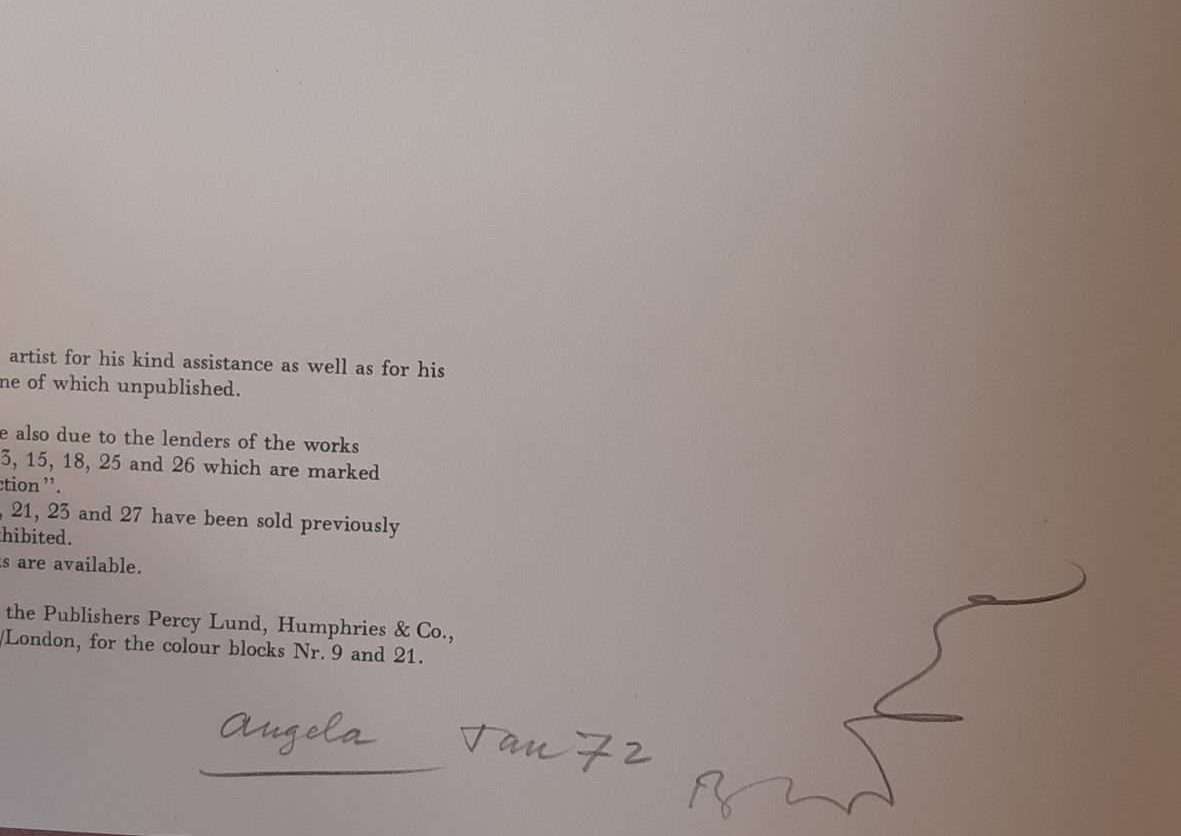 Ben Nicholson (1968) (Inscribed by Ben Nicholson) - Image 2