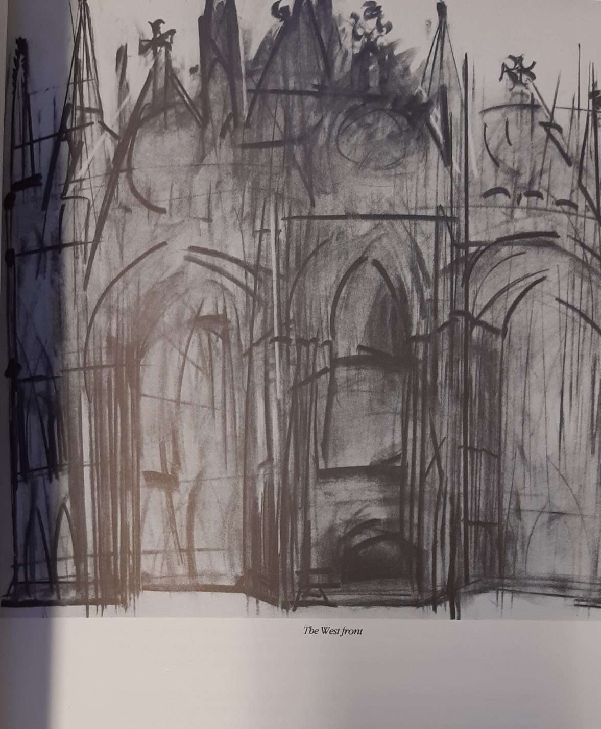 Drawings by Dennis Creffield: English Cathedrals (1987) (Inscribed by Dennis Creffield) - Image 3
