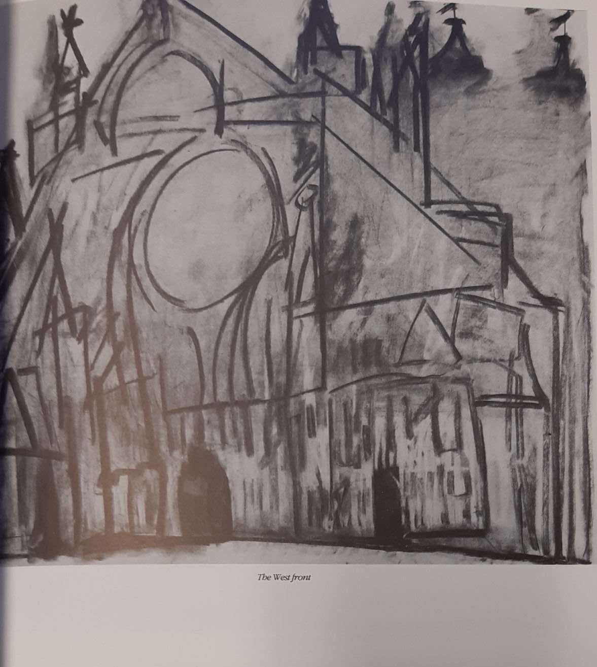Drawings by Dennis Creffield: English Cathedrals (1987) (Inscribed by Dennis Creffield) - Image 4