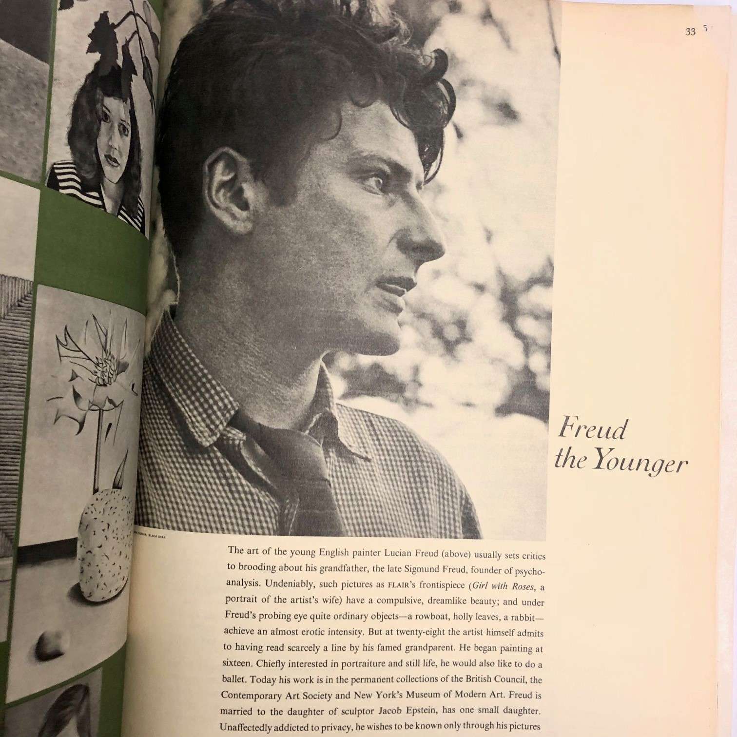 Flair (Vol. 1 No.1) (1950) (Fleur Cowles) (Lucian Freud) - Image 2