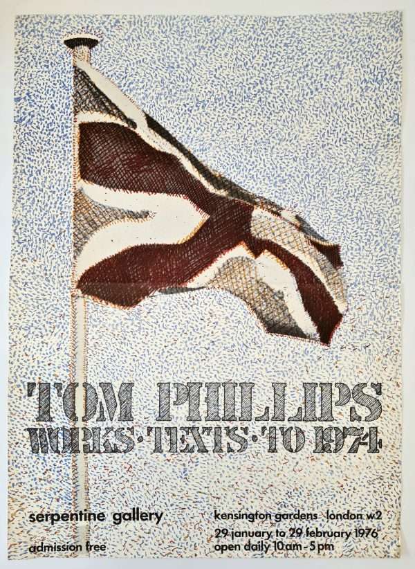 Tom Phillips Works Texts To 1974 Exhibition Poster 1976 Pallant Tom Phillips Works Texts To 1974 Exhibition Poster 1976 Pallant